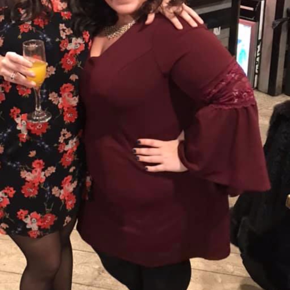 Trendy Bell-Sleeve Dress